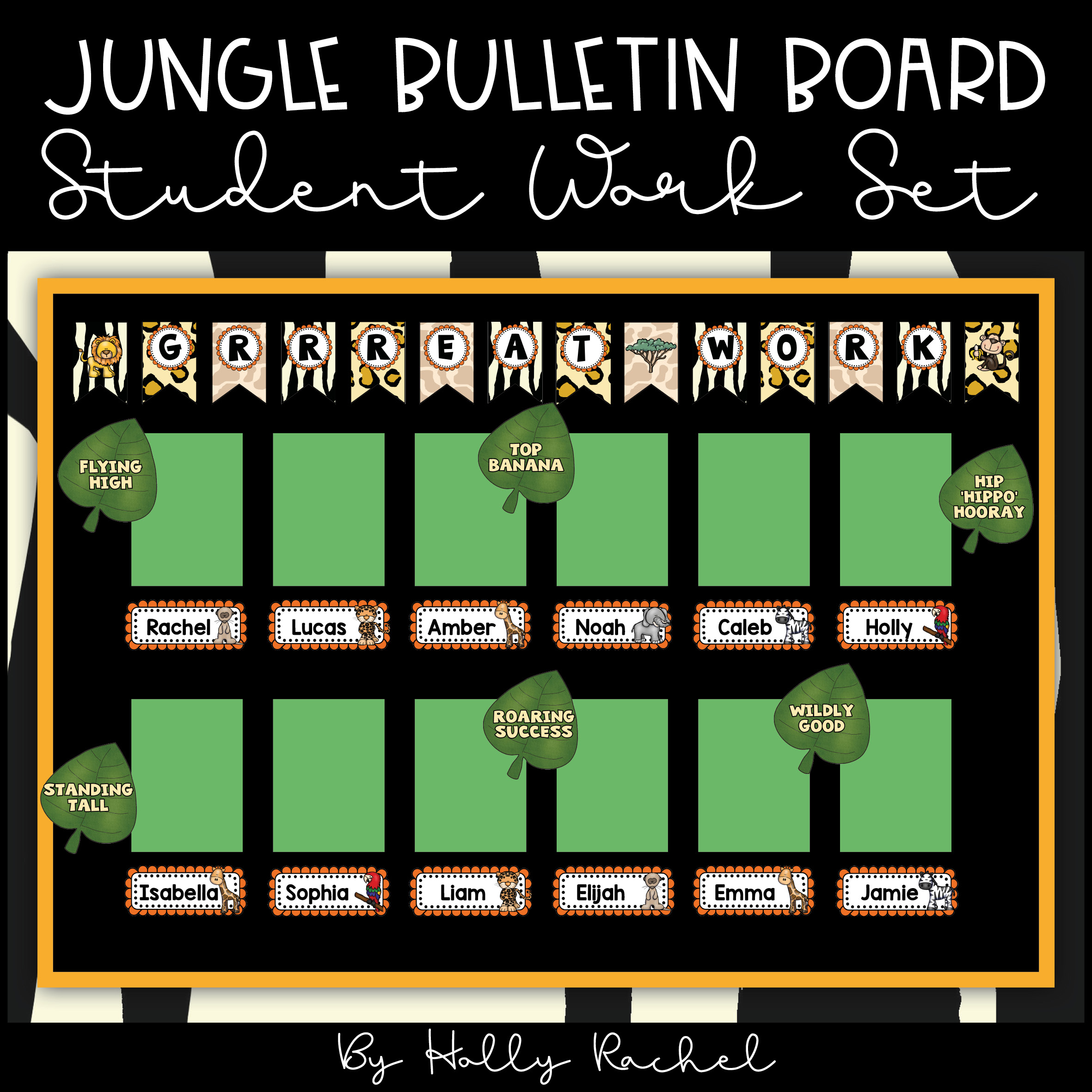 Jungle Themed Classroom Decor Ideas - Teach With Holly Rachel